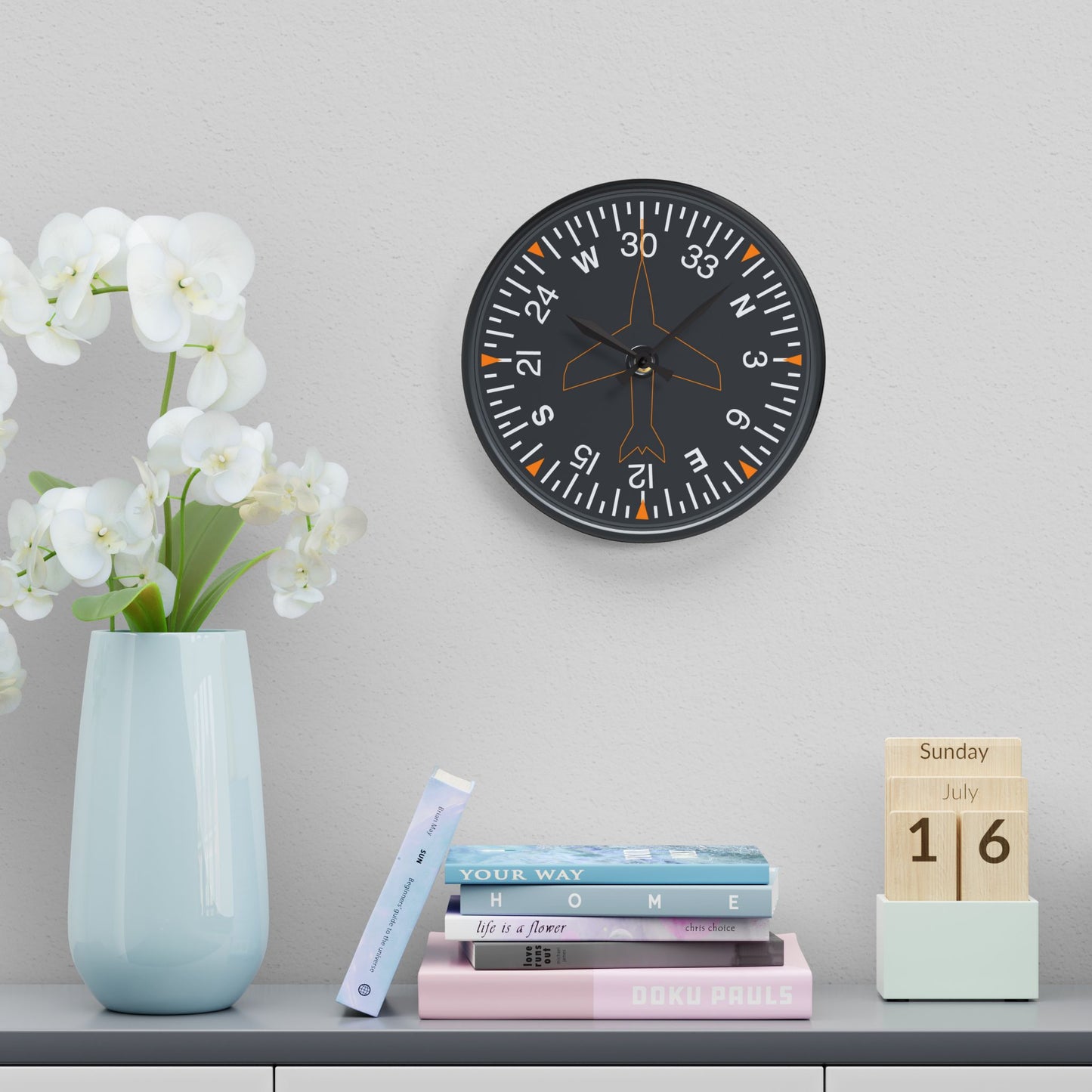 Heading Wall Clock