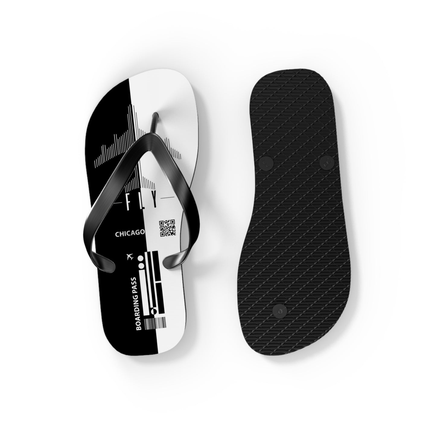 Boarding Pass Flip-Flops