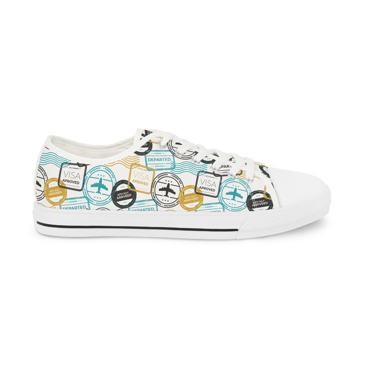 Passport Stamp Sneakers