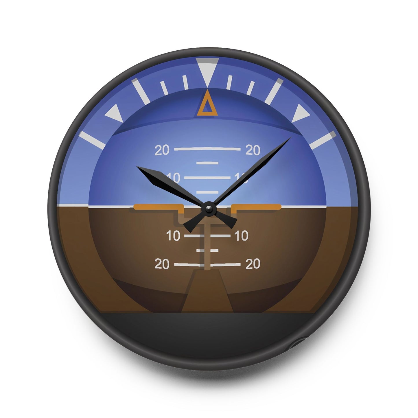 Artificial Horizon Wall Clock