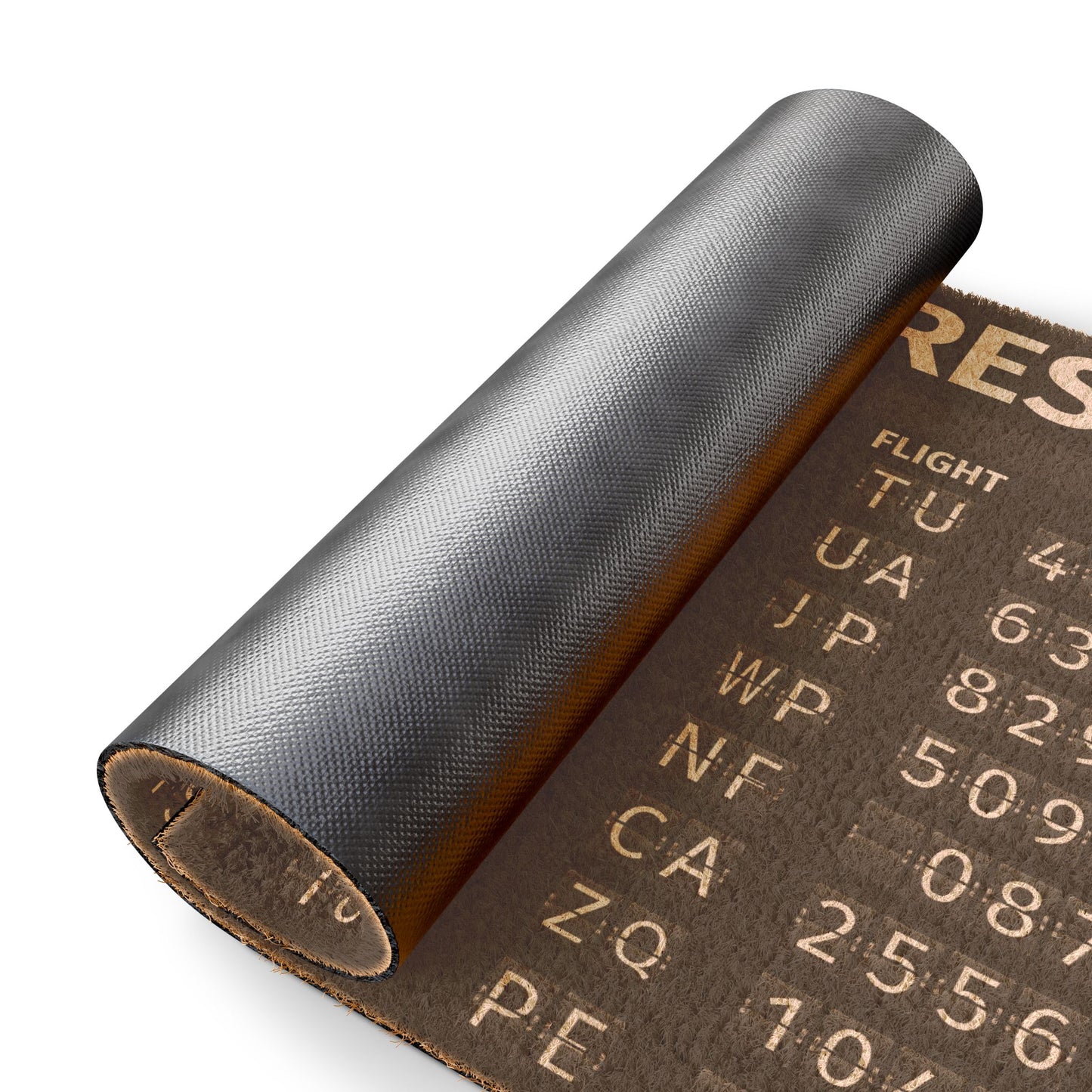Departure Board Doormat