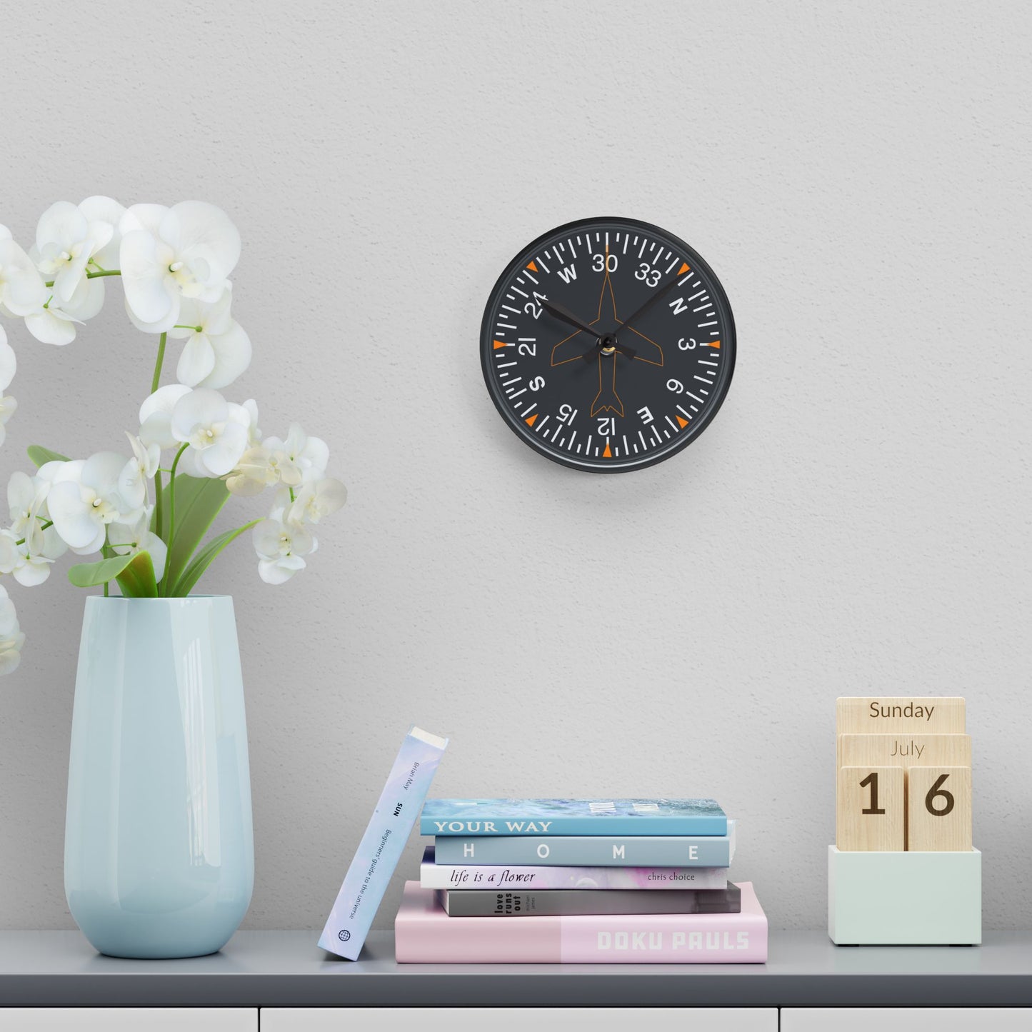 Heading Wall Clock