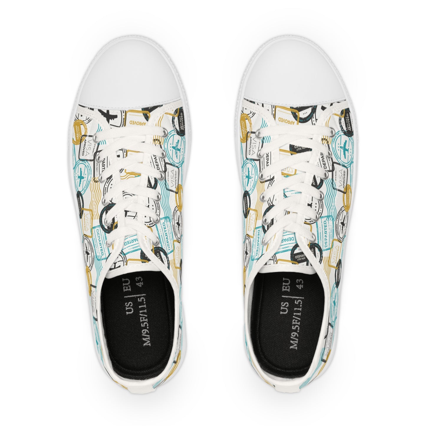 Passport Stamp Sneakers