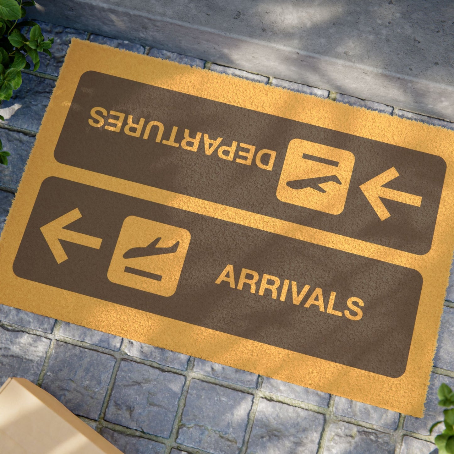 Departures & Arrivals Doormat