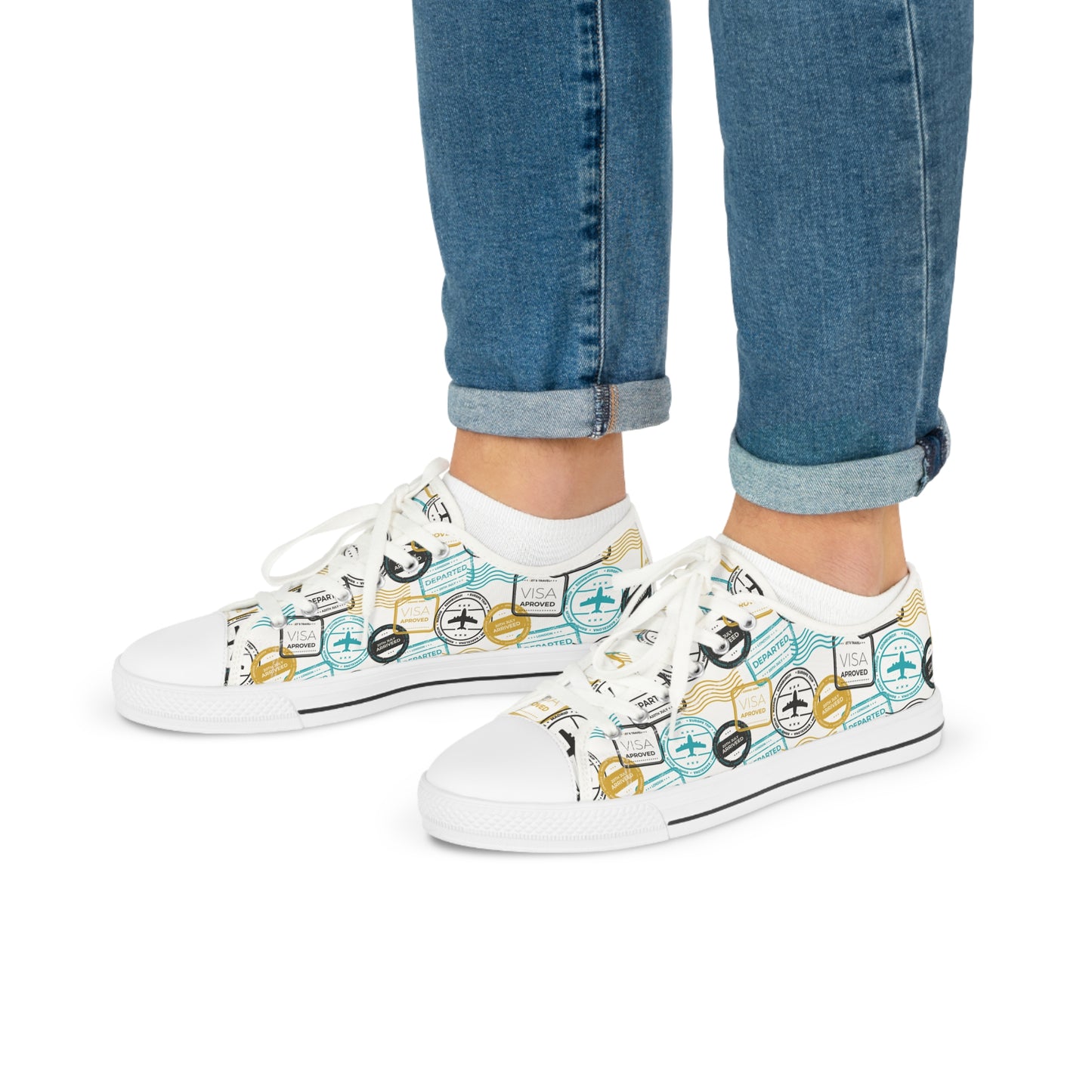 Passport Stamp Sneakers