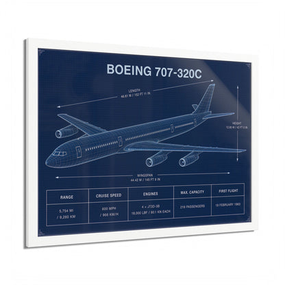 Boeing 707-320C Framed Poster