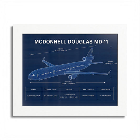 McDonnell Douglas MD-11 Framed Poster