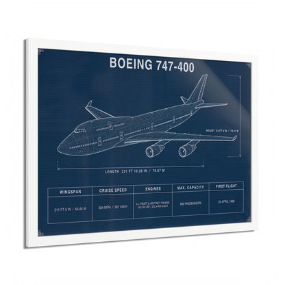 Boeing 747 Framed Poster