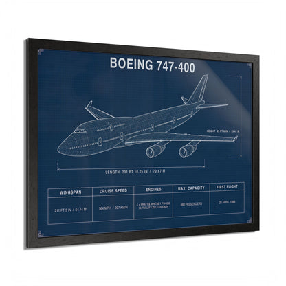 Boeing 747 Framed Poster