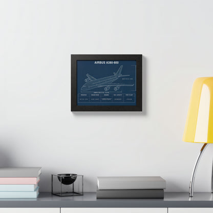 Airbus A380 Framed Poster