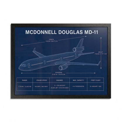 McDonnell Douglas MD-11 Framed Poster