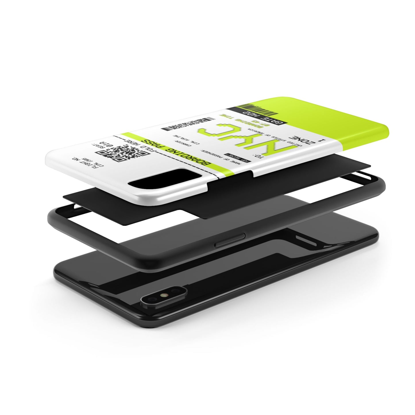 Boarding Pass NYC Phone Case