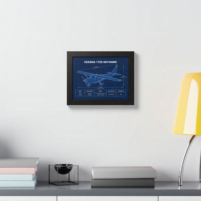 Cessna 172S Skyhawk Framed Poster