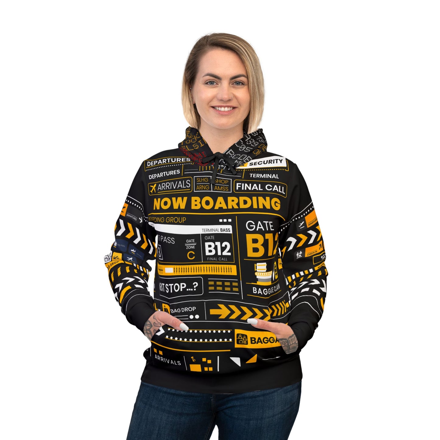 Now Boarding Hoodie