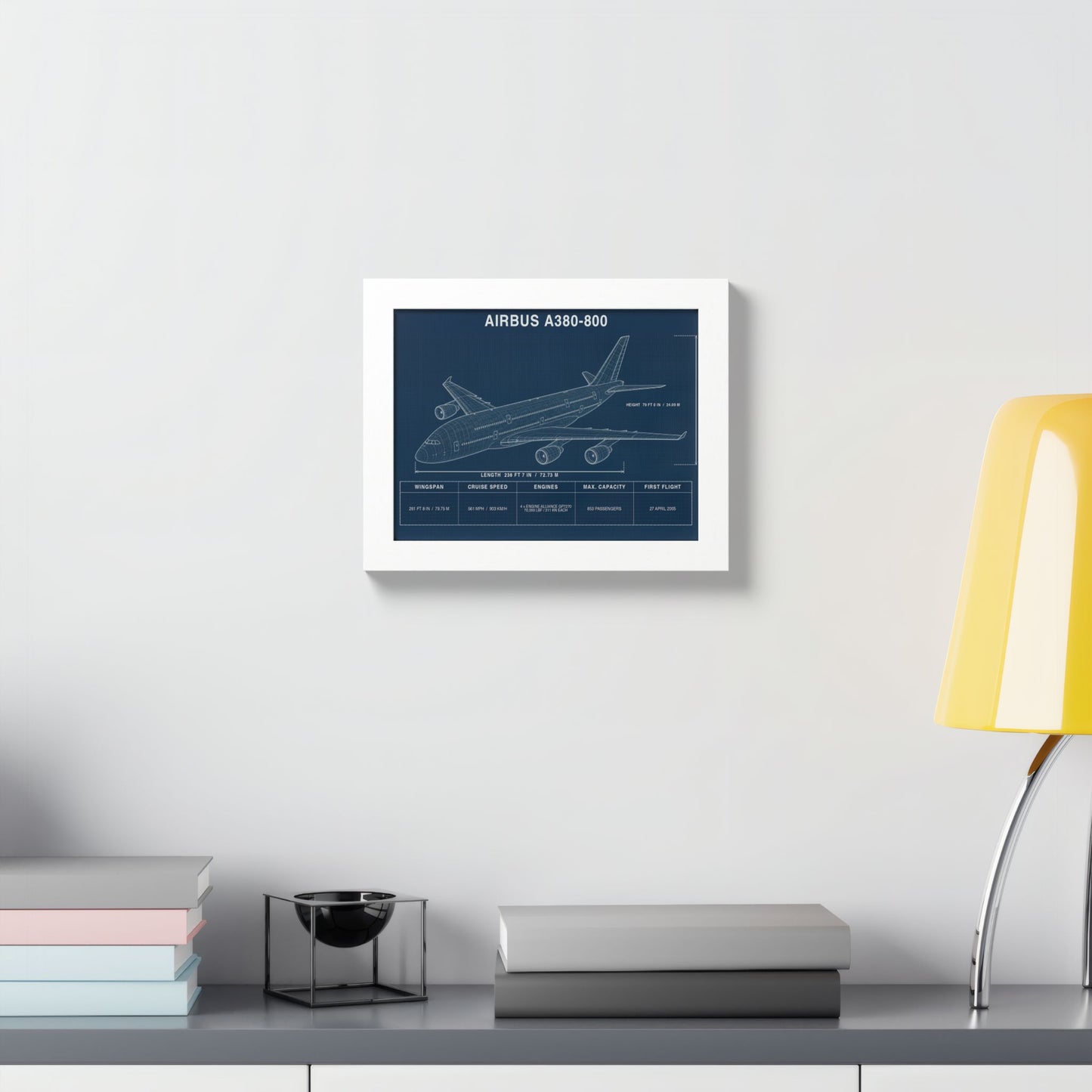 Airbus A380 Framed Poster