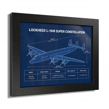 Lockheed L-1049 Super Constellation Framed Poster