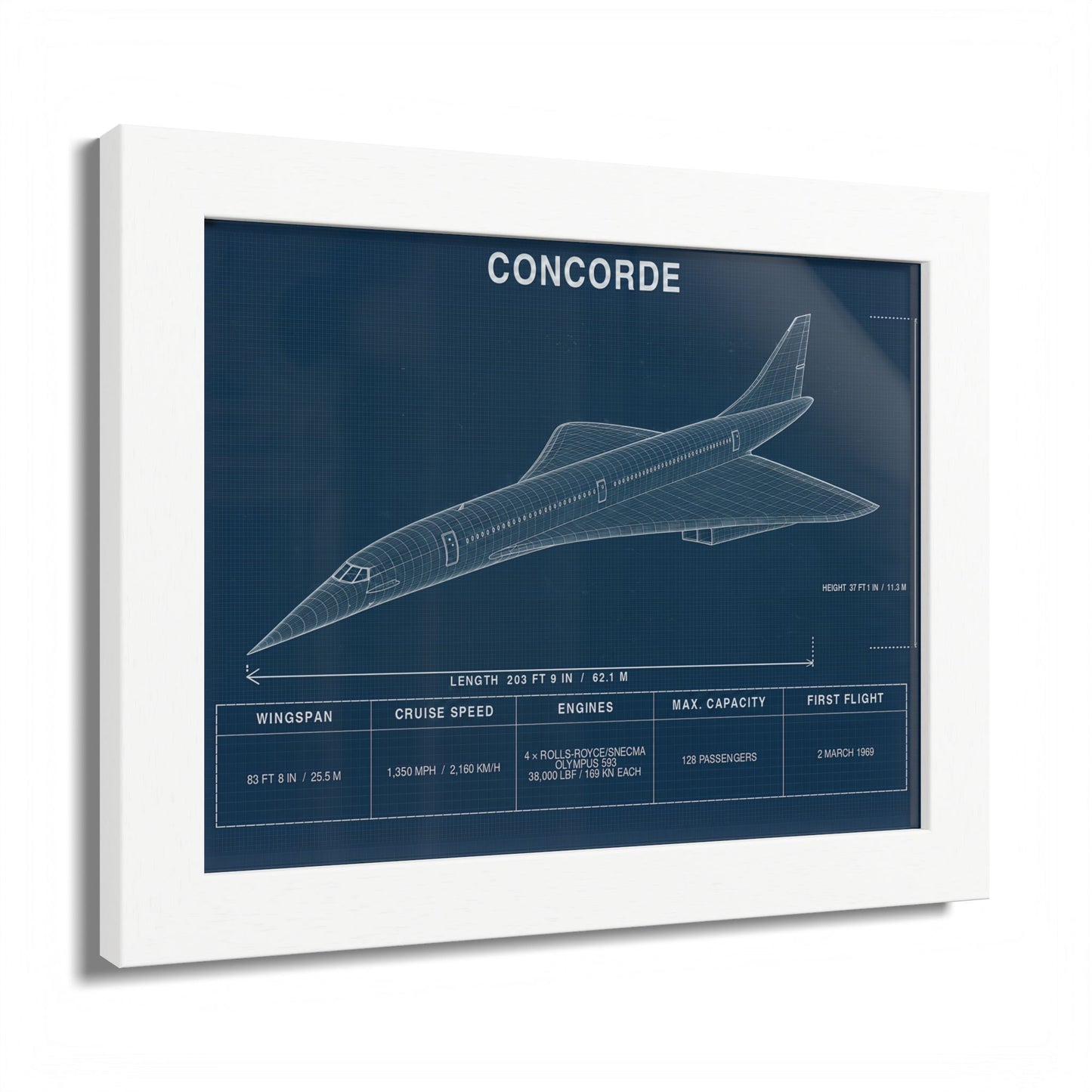 Concorde Framed Poster