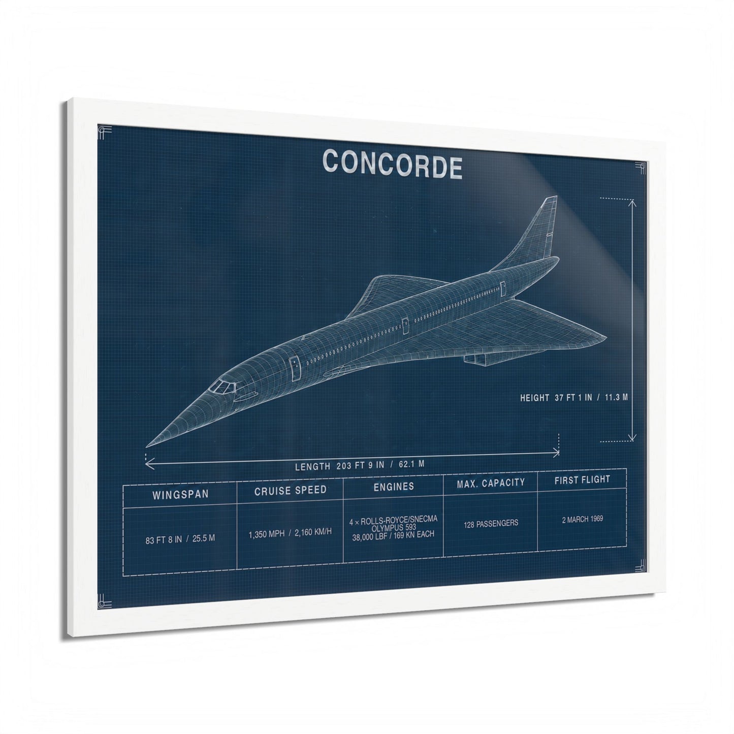 Concorde Framed Poster