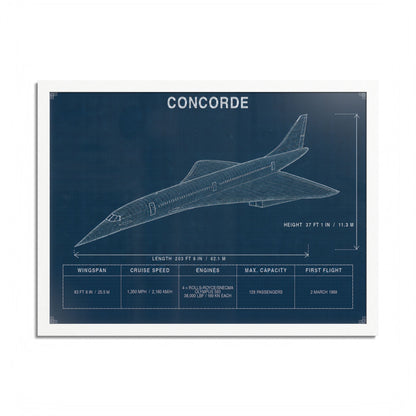 Concorde Framed Poster