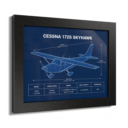 Cessna 172S Skyhawk Framed Poster