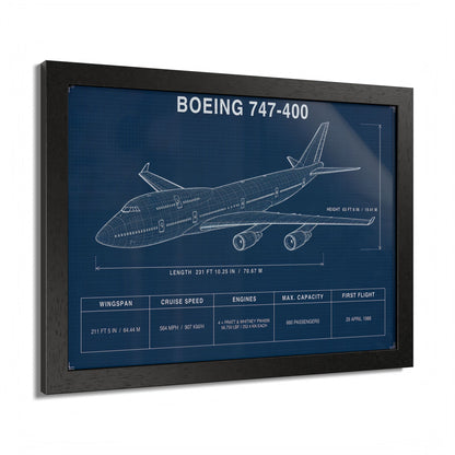 Boeing 747 Framed Poster