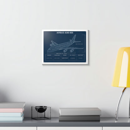 Airbus A380 Framed Poster