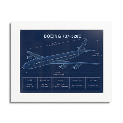 Boeing 707-320C Framed Poster