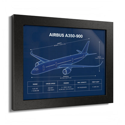 Airbus A350-900 Framed Poster