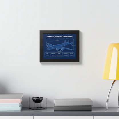 Lockheed L-1049 Super Constellation Framed Poster
