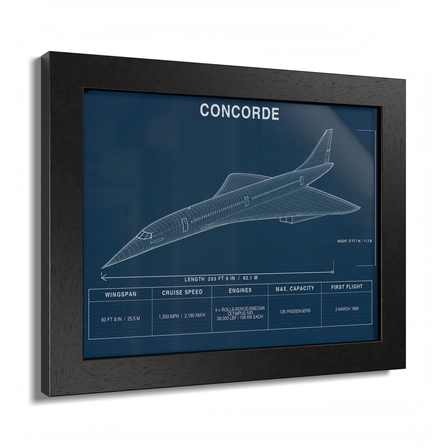 Concorde Framed Poster