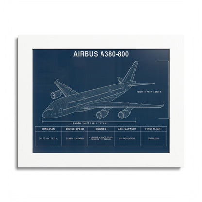 Airbus A380 Framed Poster