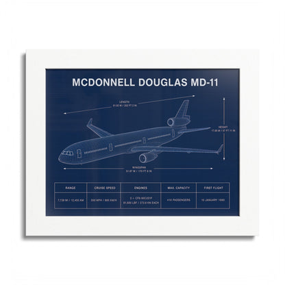 McDonnell Douglas MD-11 Framed Poster