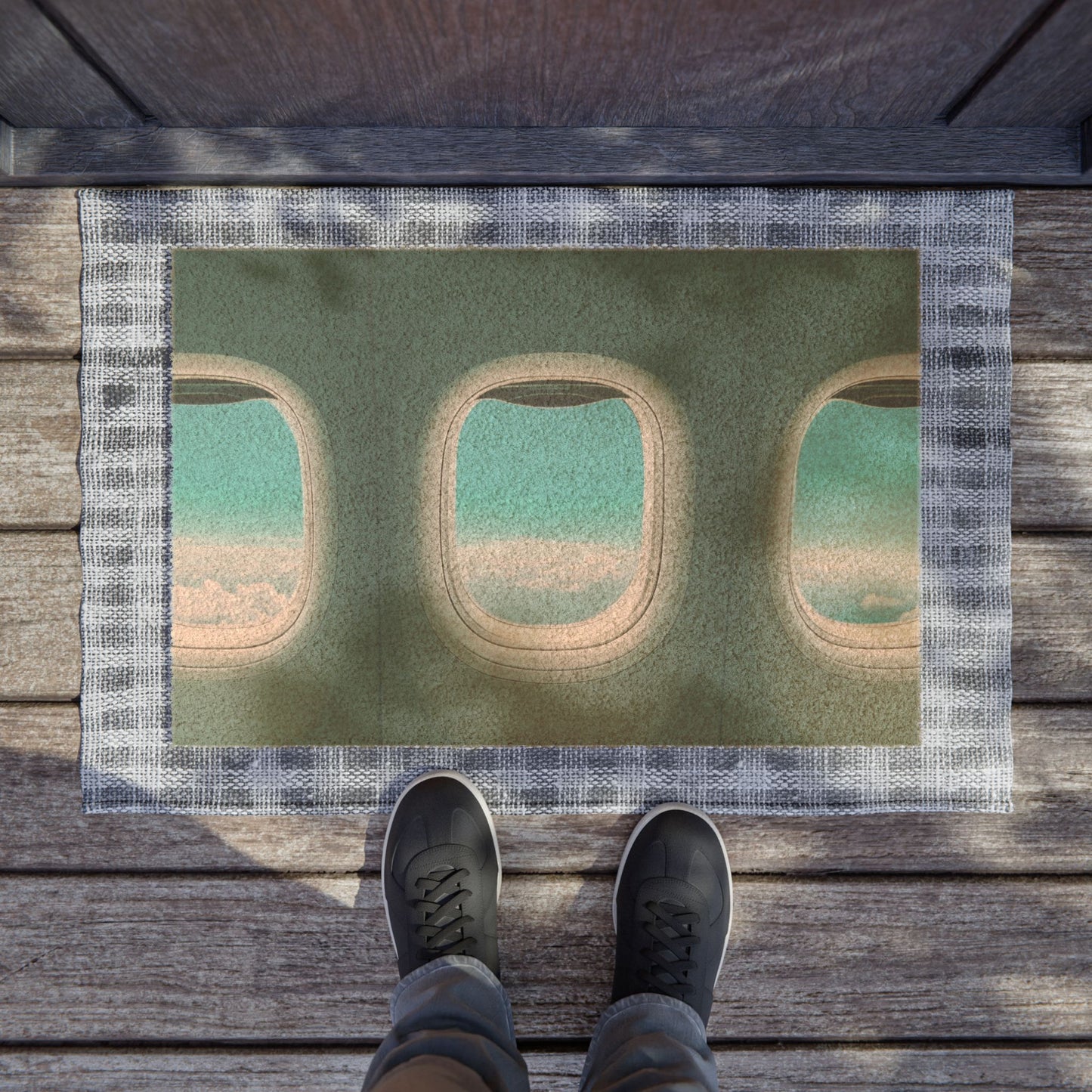 Airplane Windows Doormat