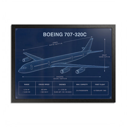 Boeing 707-320C Framed Poster