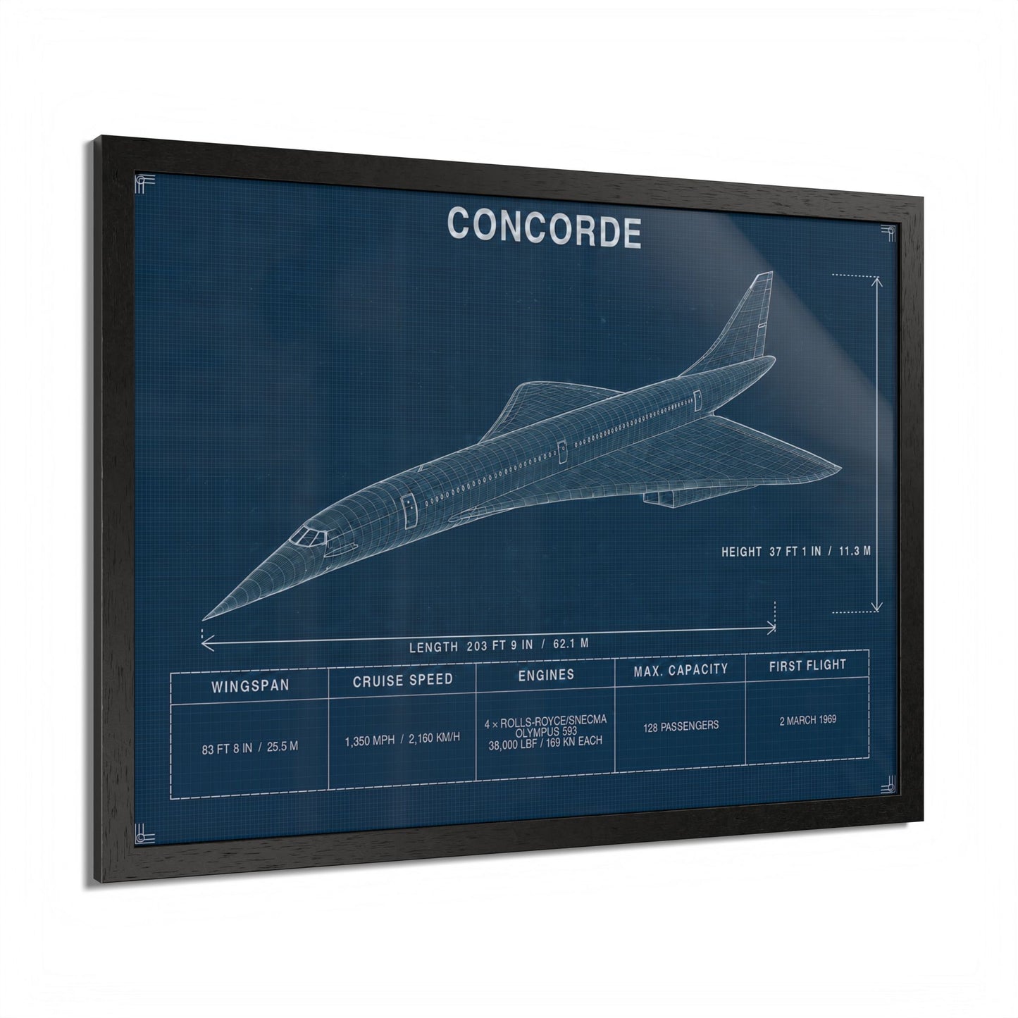 Concorde Framed Poster