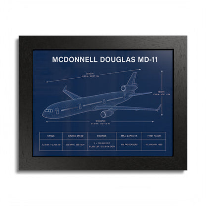 McDonnell Douglas MD-11 Framed Poster