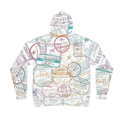 Passport Stamps Hoodie