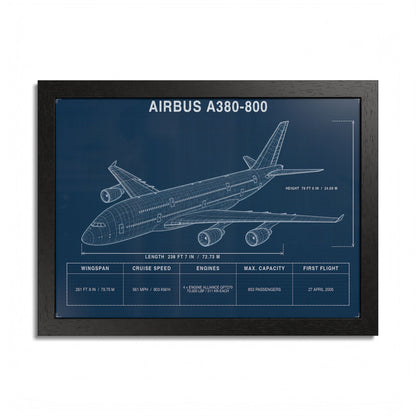 Airbus A380 Framed Poster