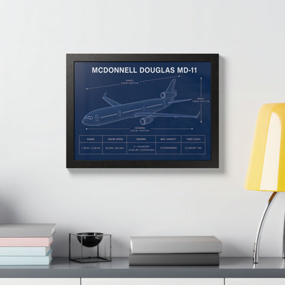 McDonnell Douglas MD-11 Framed Poster