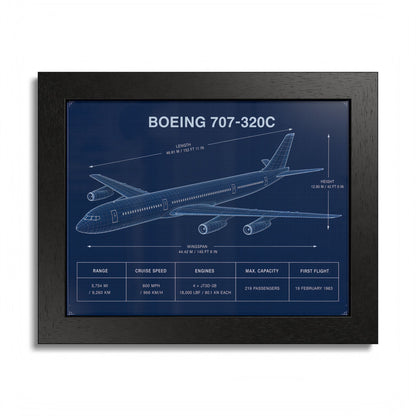 Boeing 707-320C Framed Poster
