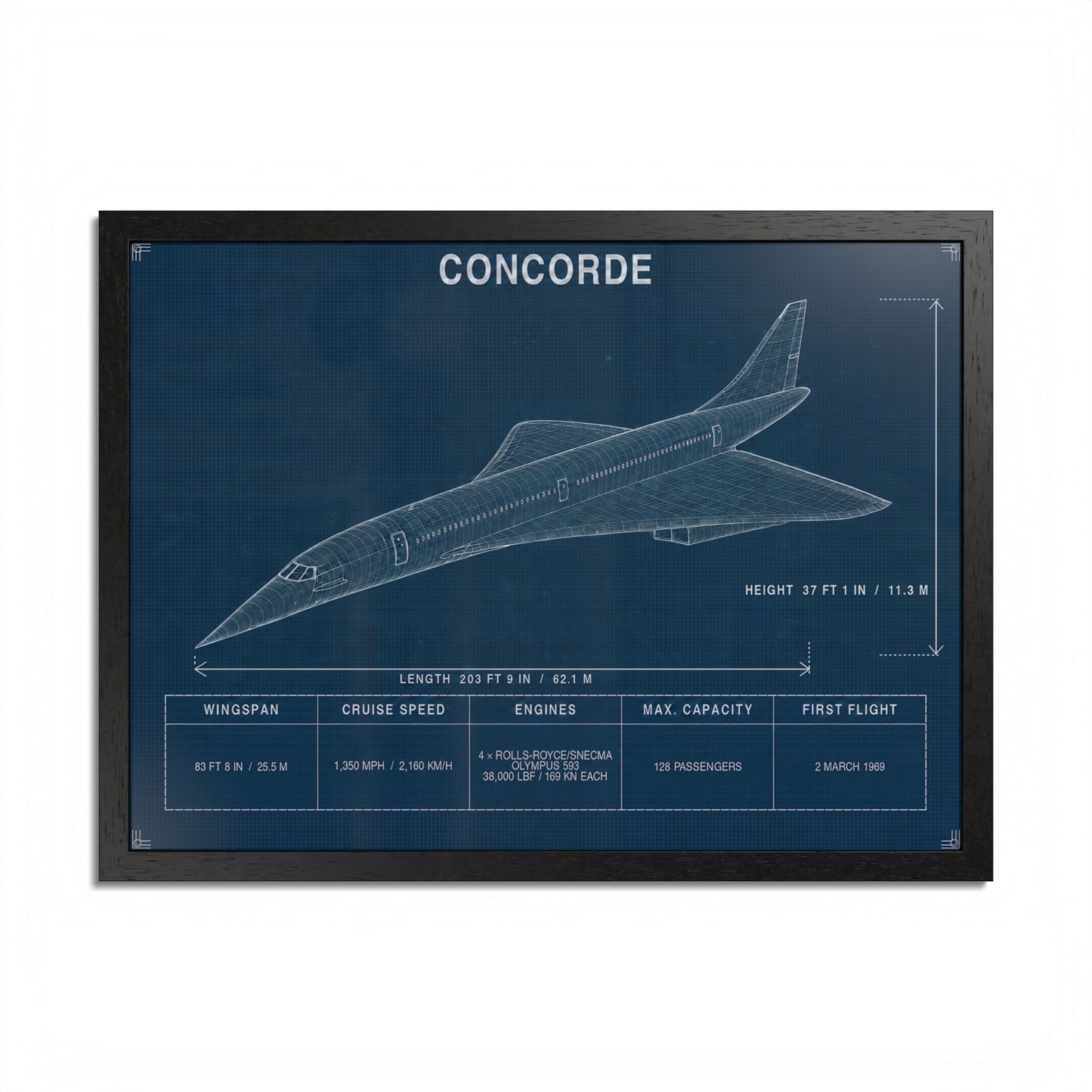 Concorde Framed Poster