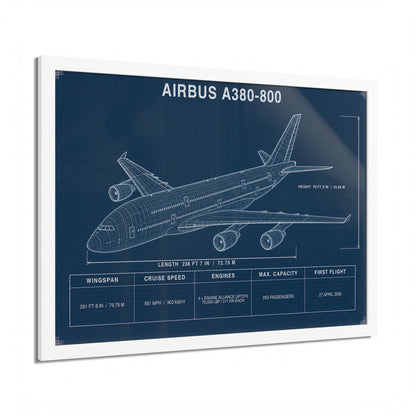 Airbus A380 Framed Poster