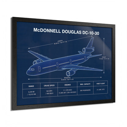 McDonnell Douglas DC-10-30 Framed Poster