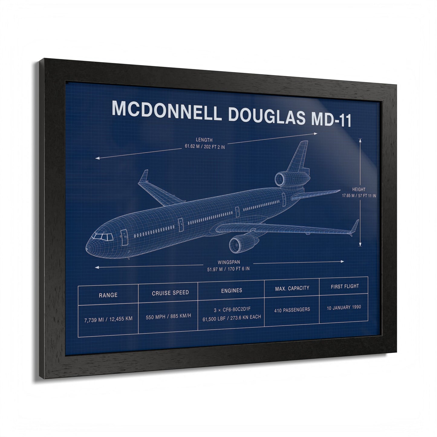 McDonnell Douglas MD-11 Framed Poster