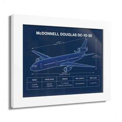 McDonnell Douglas DC-10-30 Framed Poster