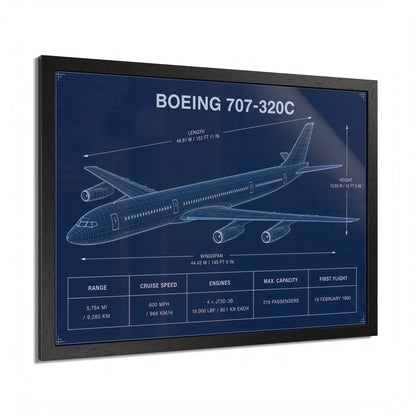 Boeing 707-320C Framed Poster