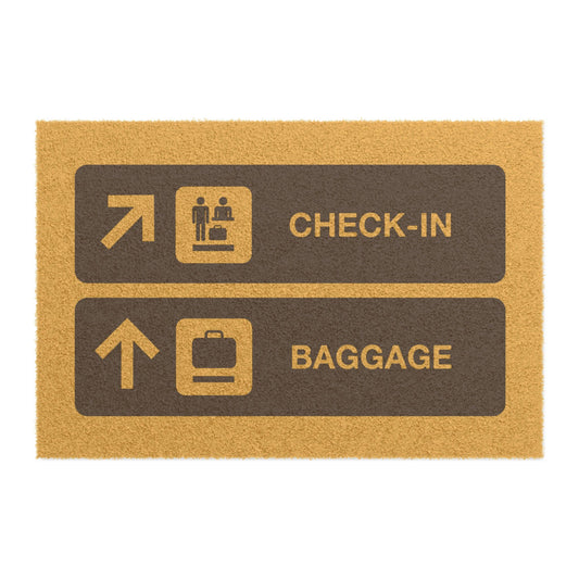 Check-in & Baggage Doormat