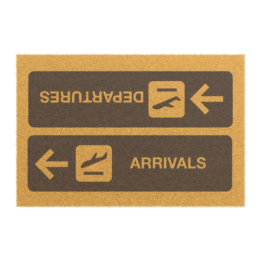 Departures & Arrivals Doormat