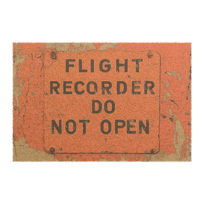 Flight Recorder Doormat