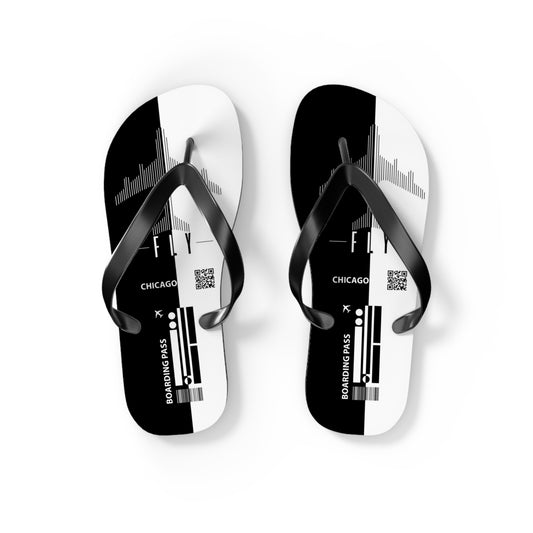 Boarding Pass Flip-Flops